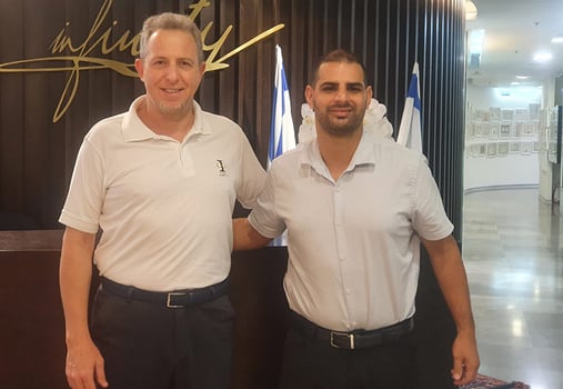 יו״ר קבוצת ההשקעות אינפיניטי אמיר איל ויעקב סויסה